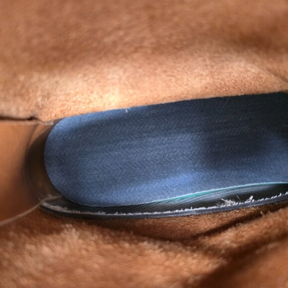 LL Bean Vintage Mens Lounger Duck Boot Engineer Buckle Leather Rubber Maine Sz 9 - Picture 12 of 13